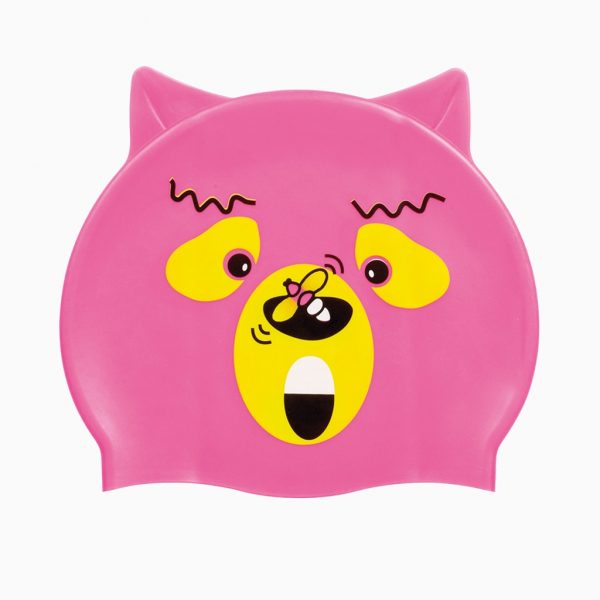 Шапочка для плавання BECO 7394 дитяча рожевий ведмедик