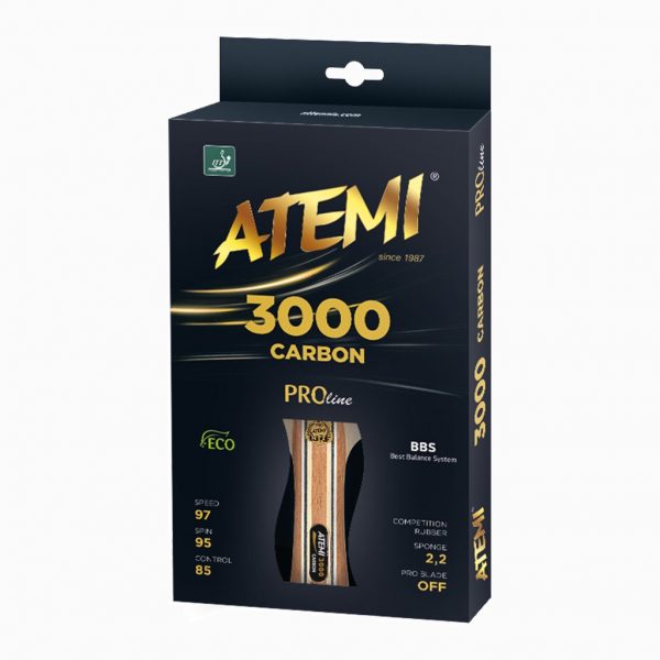 Ракетка для настільного тенісу ATEMI 3000 Carbon ECO-Line