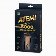Ракетка для настольного тенниса  ATEMI 5000 анатомическая Balsa-Carbon