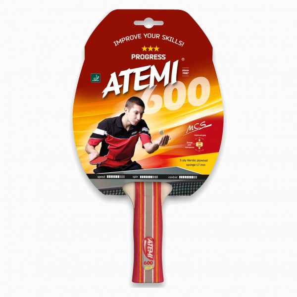 Ракетка для настільного тенісу ATEMI 600*** PROGRESS