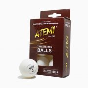 М’ячики для настільного тенісу Atemi 1* 6 шт білі 40+