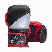 Боксерські рукавиці RE:FLEX BXG-1600 PU чорно-червоні