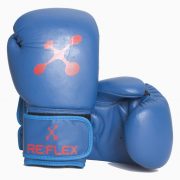 Боксерські рукавиці RE:FLEX BXG-2000 шкіряні сині, 12 унцій
